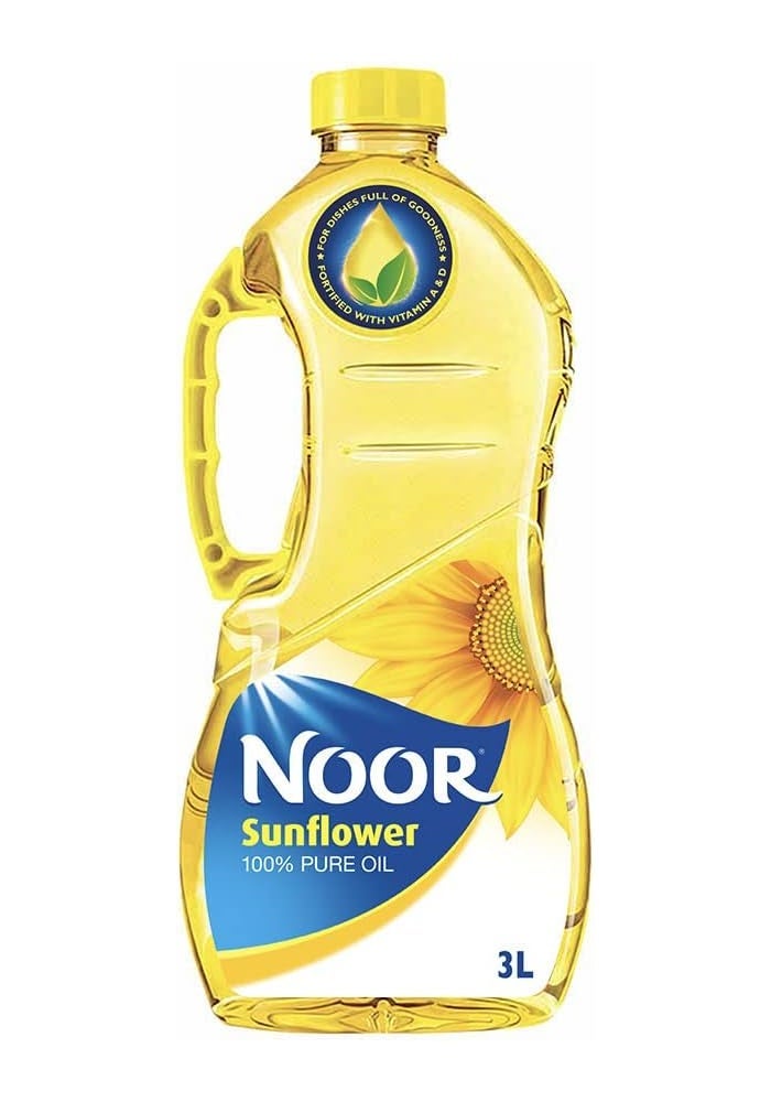 Noor زيت عباد الشمس نور 100% نقي - 3 لترات - Image 1